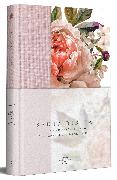 Biblia Reina Valera 1960 letra grande. Tapa Dura, Tela rosada con flores, tamaño manual / Bible RVR 1960. Handy Size, Large Print, Hardcover, Pink