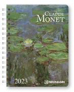 Claude Monet 2023 - Diary - Buchkalender - Taschenkalender - Kunstkalender - 16,5x21,6