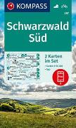 KOMPASS Wanderkarten-Set 887 Schwarzwald Süd (2 Karten) 1:50.000. 1:50'000