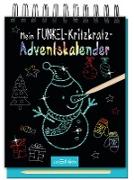 Mein Funkel-Kritzkratz-Adventskalender - Ein zauberhafter Kritzkratz-Block für Kinder